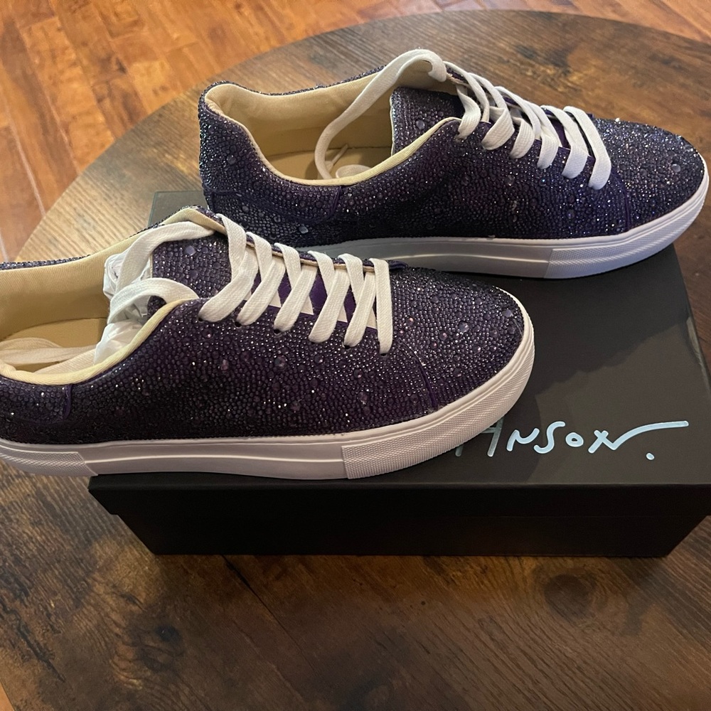 Betsey Johnson Purple Sidny Sneakers RARE